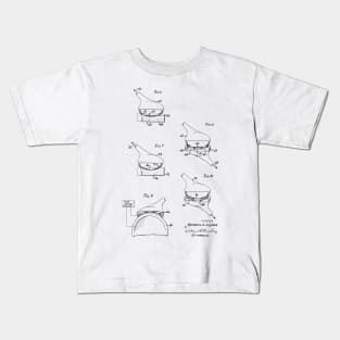 Method of Printing Vintage Patent Hand Drawing Kids T-Shirt